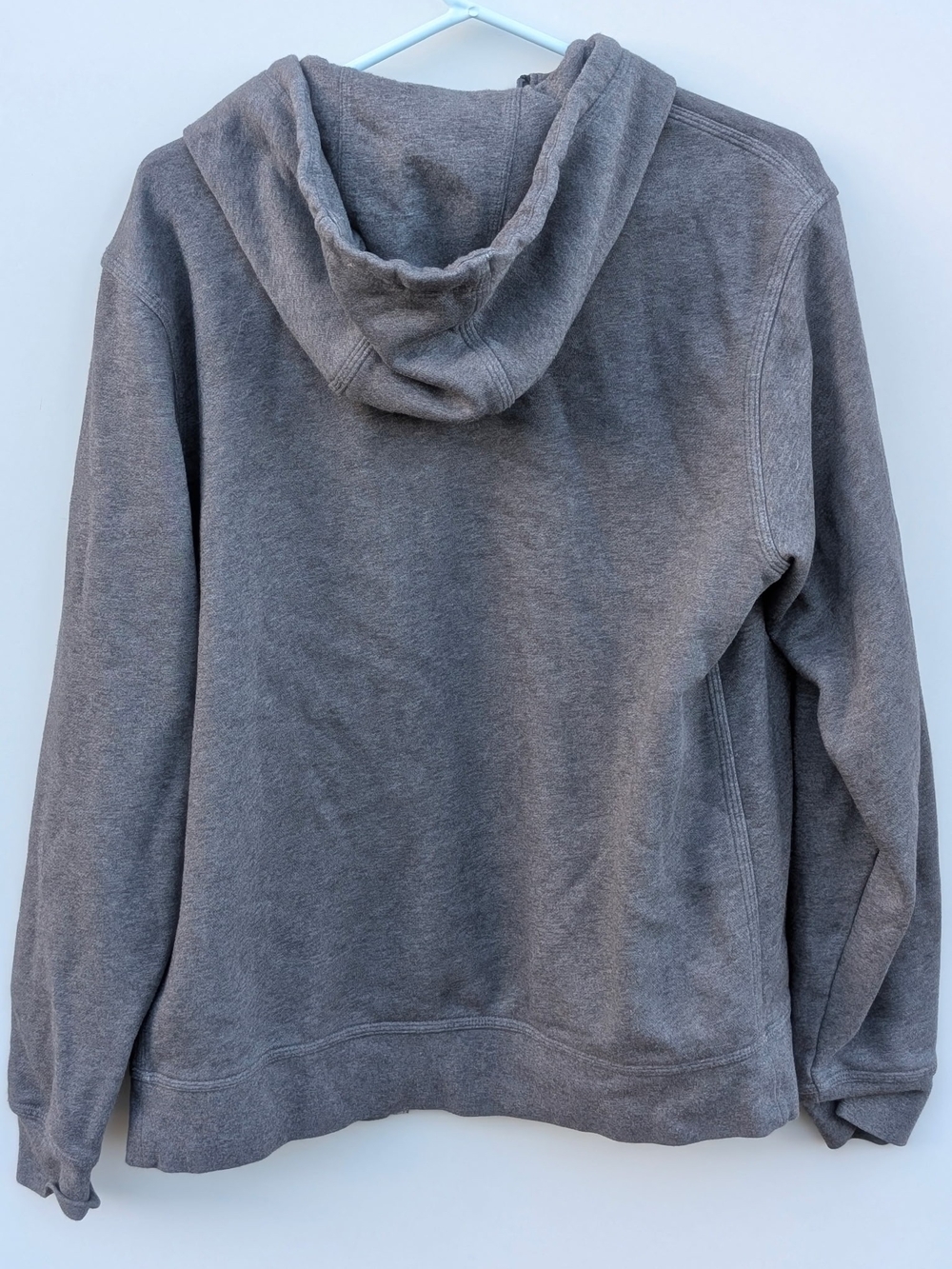Y2K Nike Men’s Grey Fleece-Lined Hoodie - Picture 2 of 6